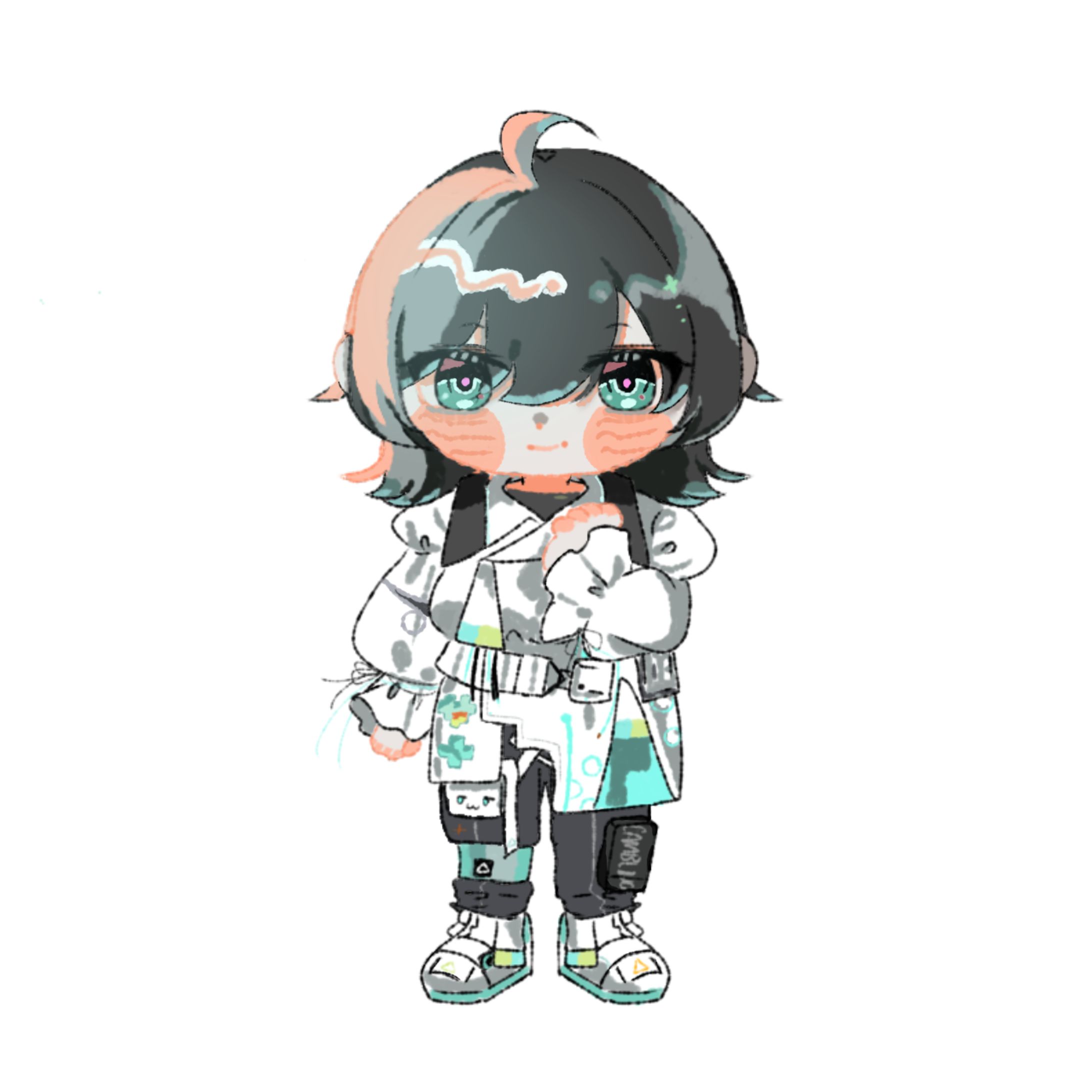 RTしたVtuberの方を無償で書くという企画のSD絵-1