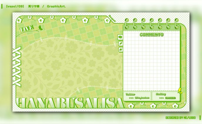 【GraphicArt : vspo! [09] 英リサ様】