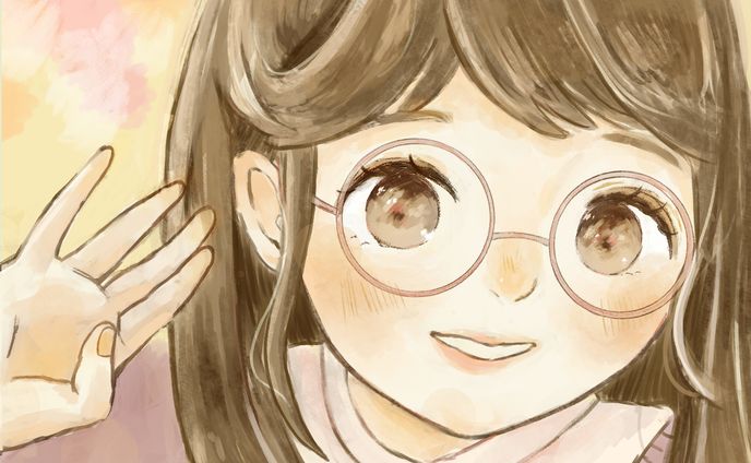 【オリジナル】まるめがね