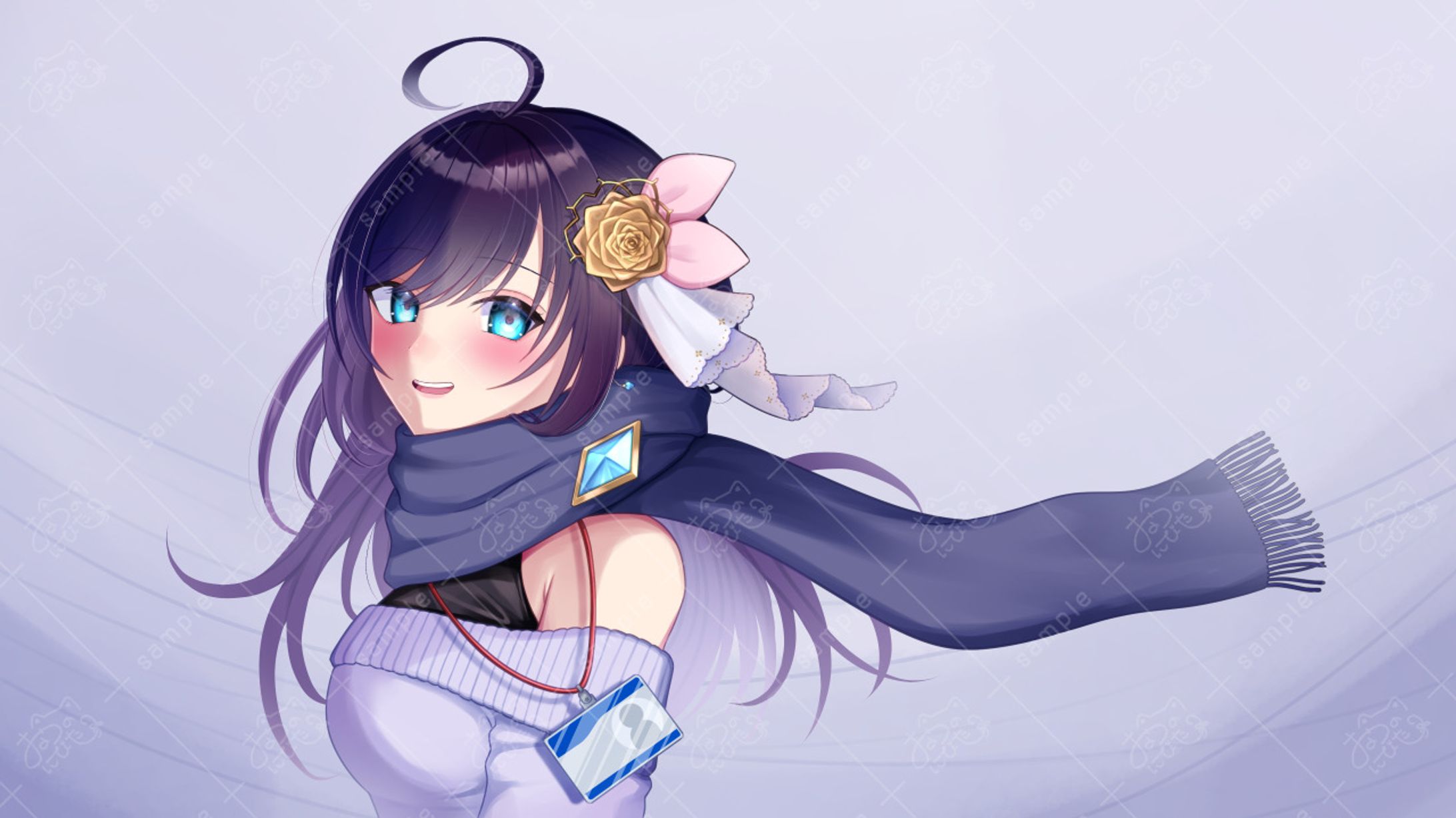 幸織つつむ様 歌ってみたイラスト-1