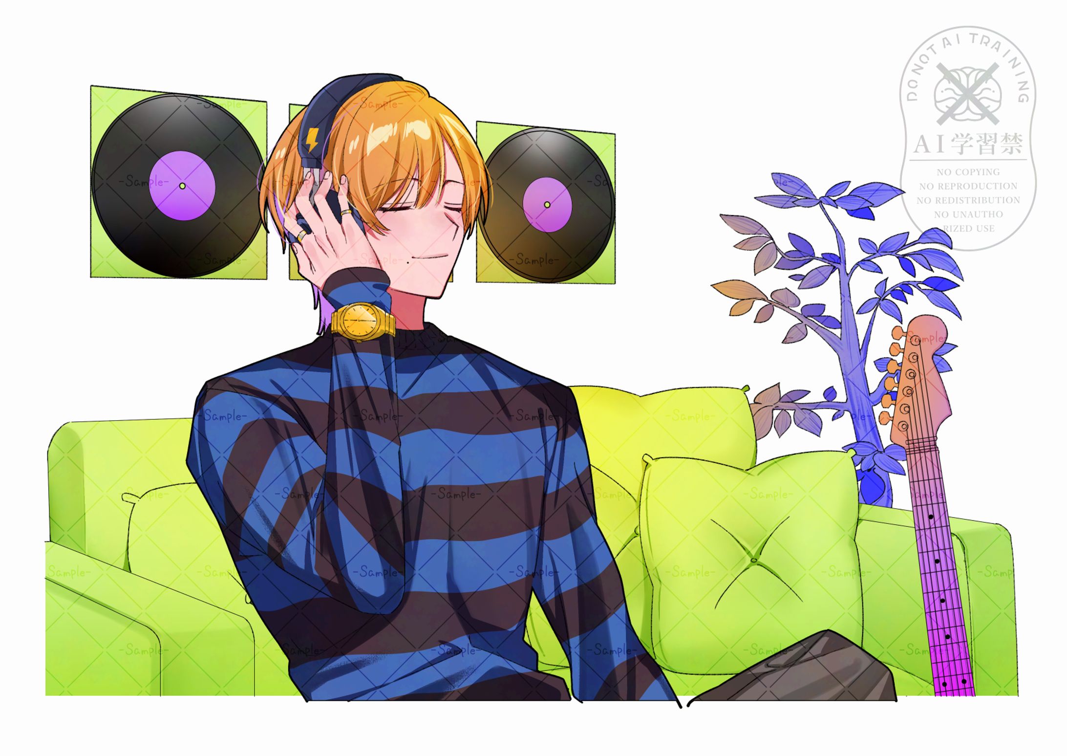 【イラスト】ドワンゴ楽曲収益化サービス広告イラスト-1