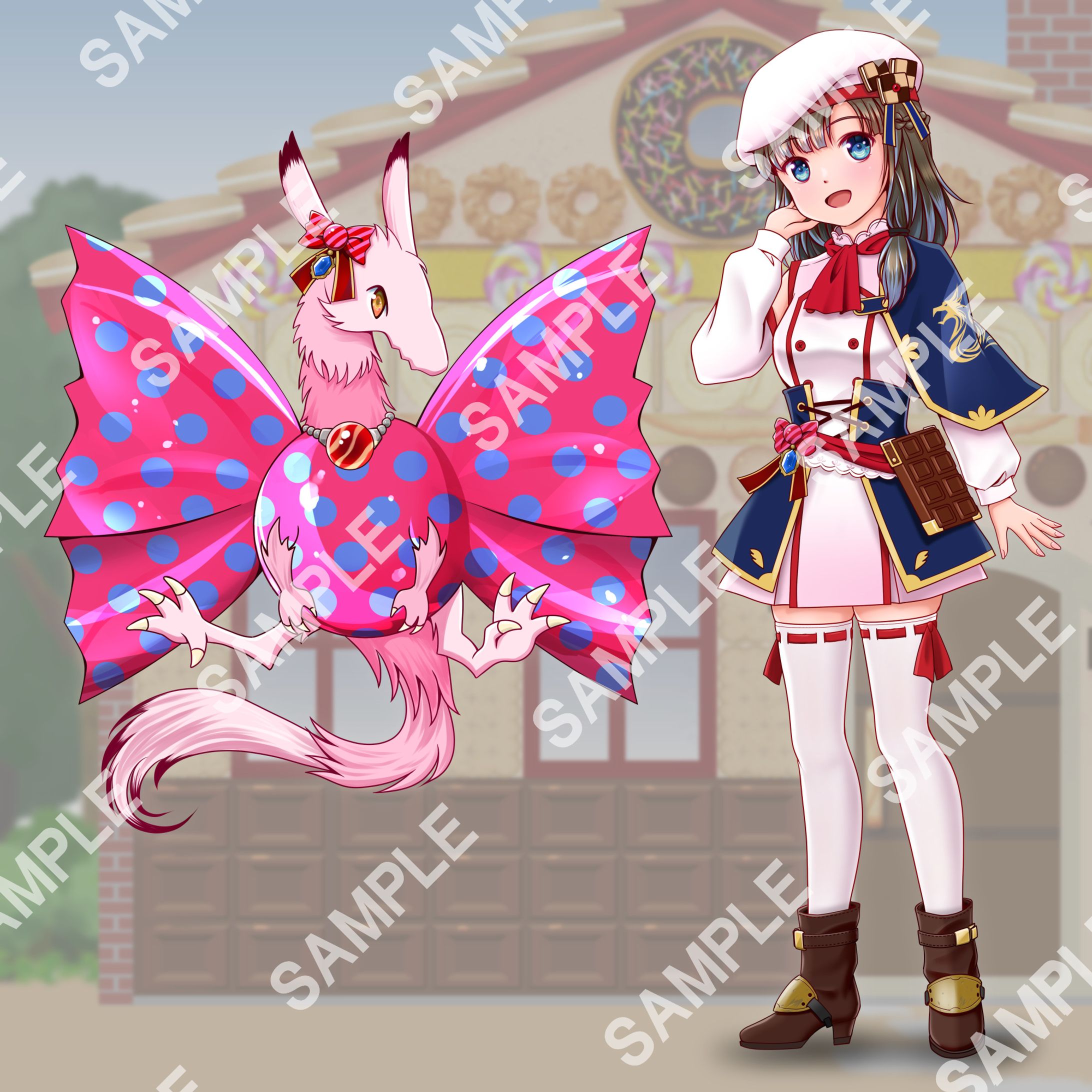 雀輝夜様よりYouTube動画用キャラクターデザインのご依頼を受けました-1