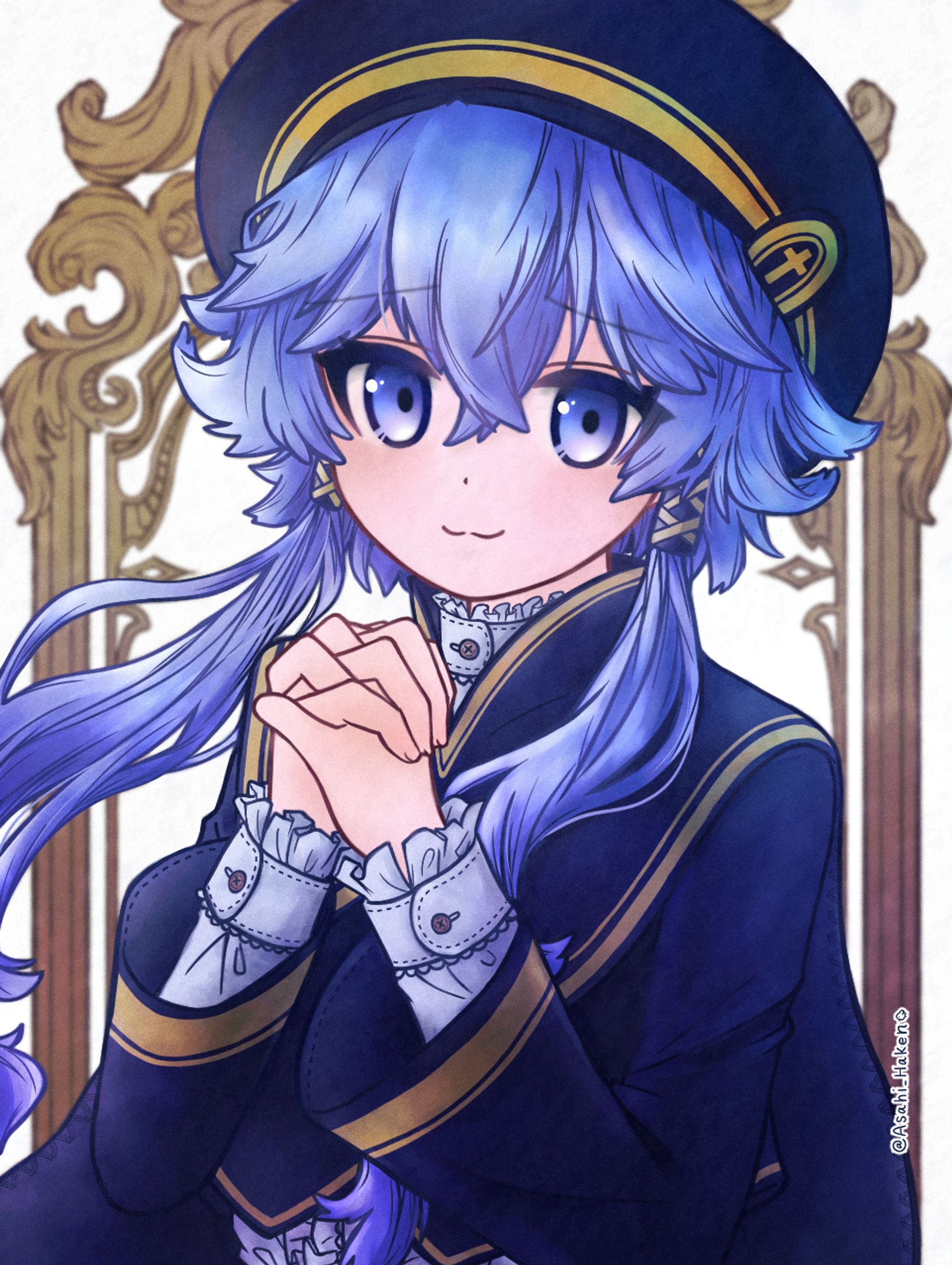 祈る女の子-1