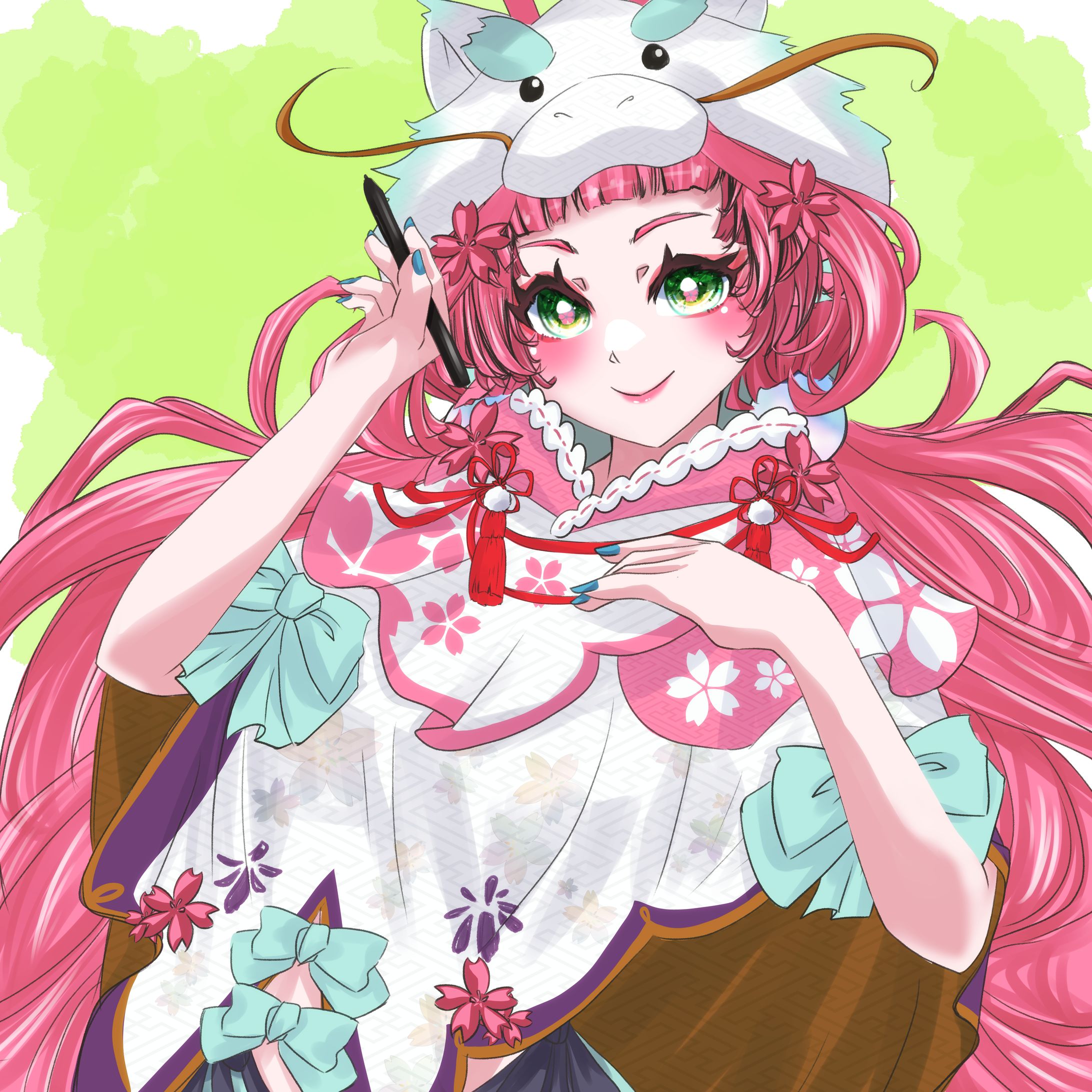 バストアップイラスト見本-1