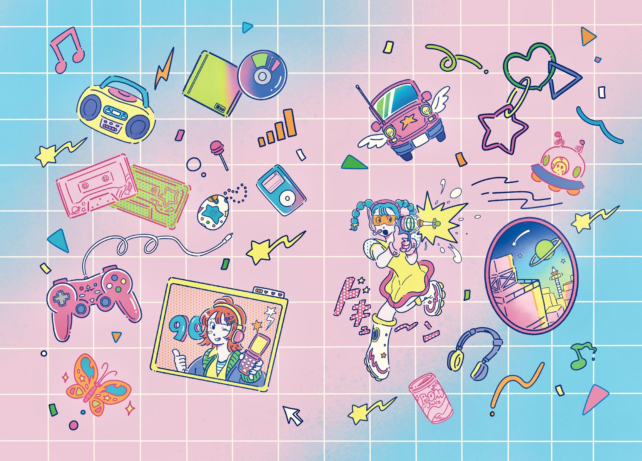 【実績】TSUKUSHI ブックカバー展イラスト-1