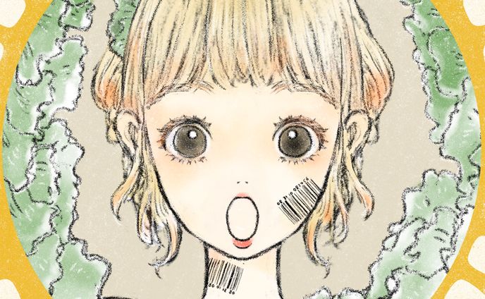 レタスガールの表情差分1、2、3