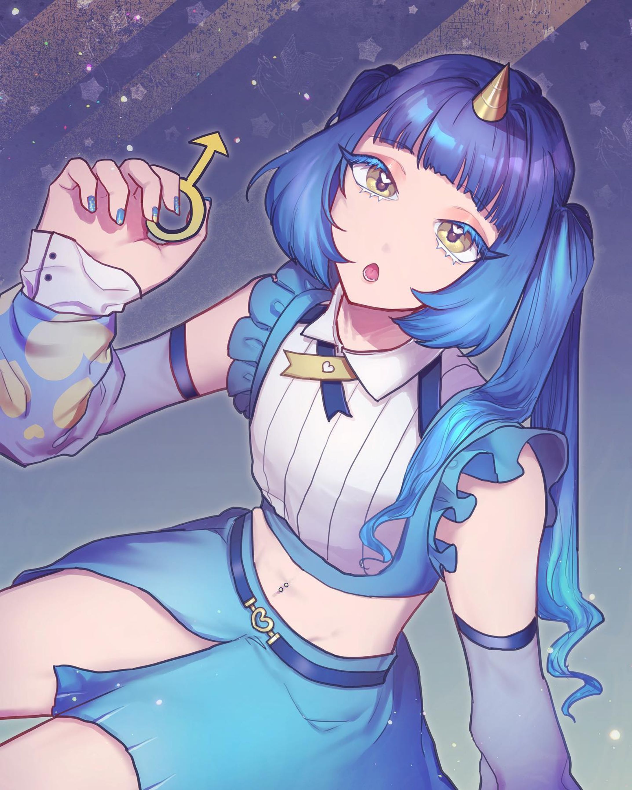 𝑶𝒓𝒊𝒈𝒊𝒏𝒂𝒍 𝑰𝒍𝒍𝒖𝒔𝒕𝒓𝒂𝒕𝒊𝒐𝒏
.
.
.
.

#illustration #digitalart #illust #art #originalcharacter #digitalillustration #kawaii #青 #ユニコーン #ヘソ出し #ツインテール #イラスト #絵 #オリジナルイラスト #創作 #女の子 (?) #男の娘 #イラストグラム #絵描きさんと繋がりたい #イラスト好きな人と繋がりたい-1
