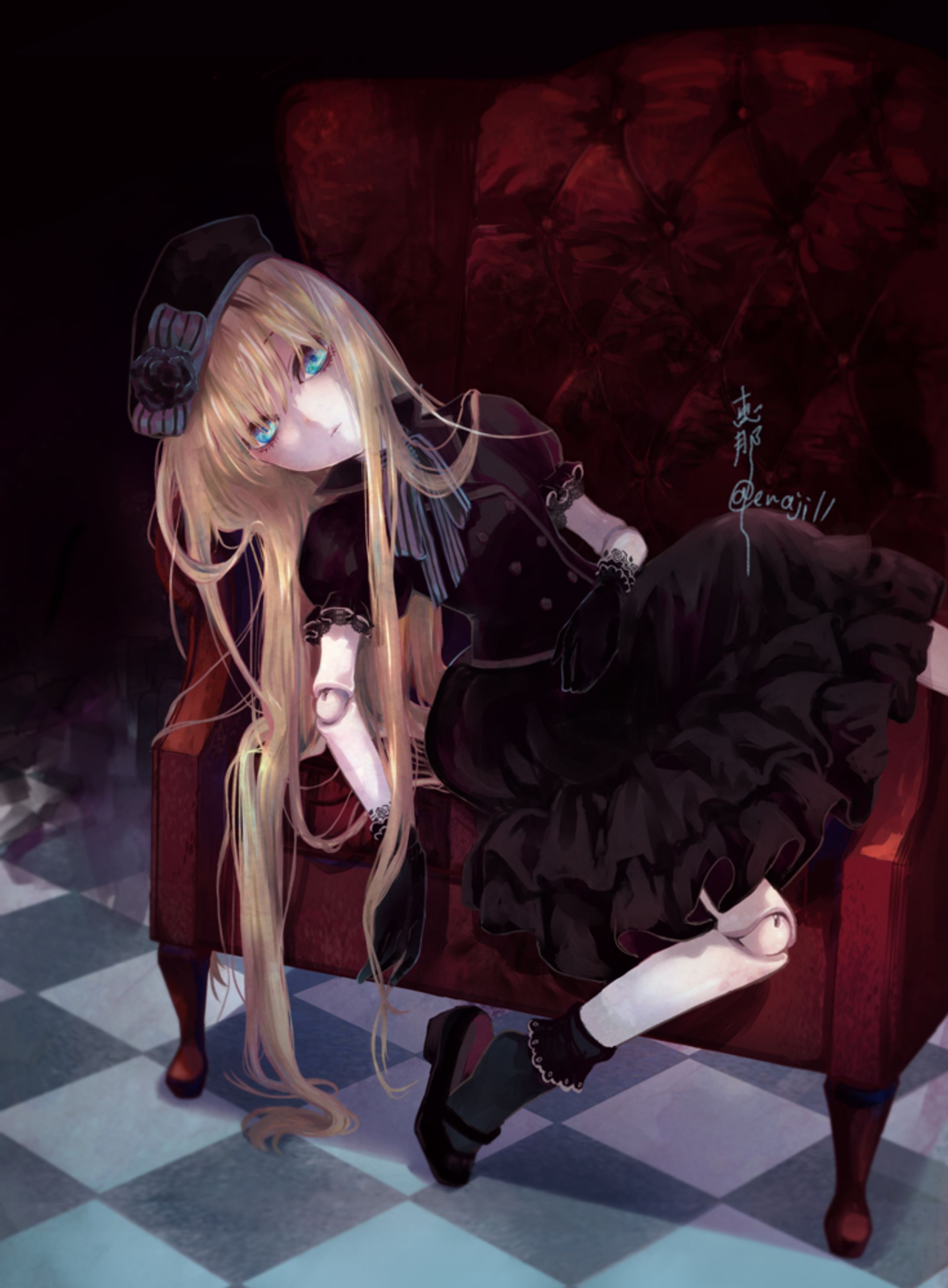 「死印」台湾版小説　装画-1