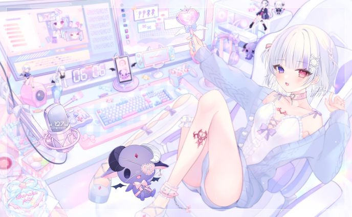 堕落ぴて生誕グッズ/SDイラスト2023