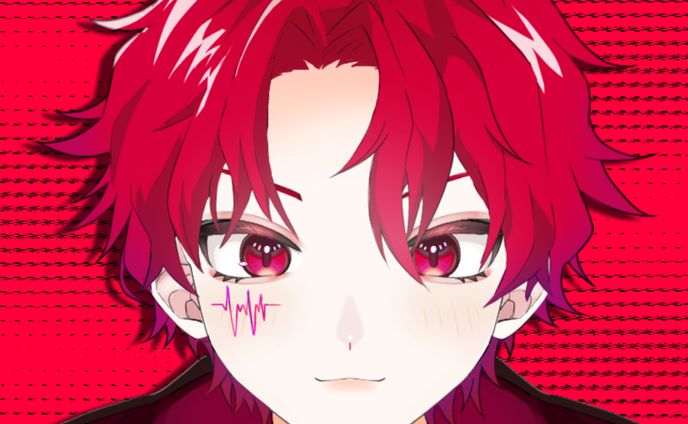 オリジナルキャラクター1/Live2d用パーツ分けイラスト/アイコン用イラスト