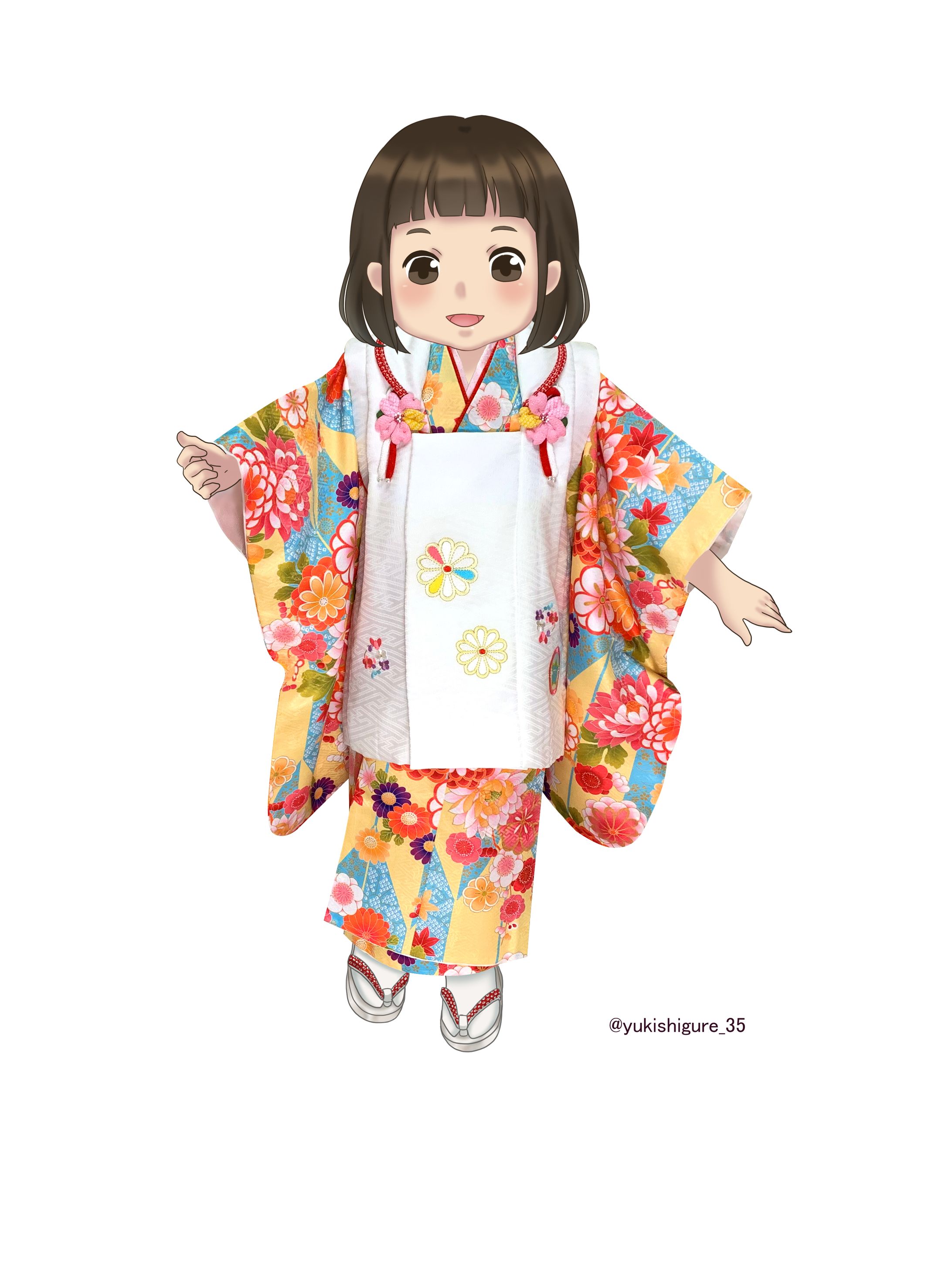 依頼：七五三の女の子-1