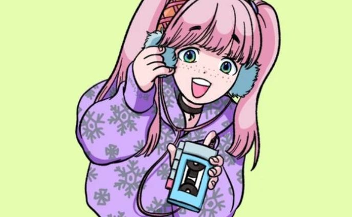 女の子、音楽作品