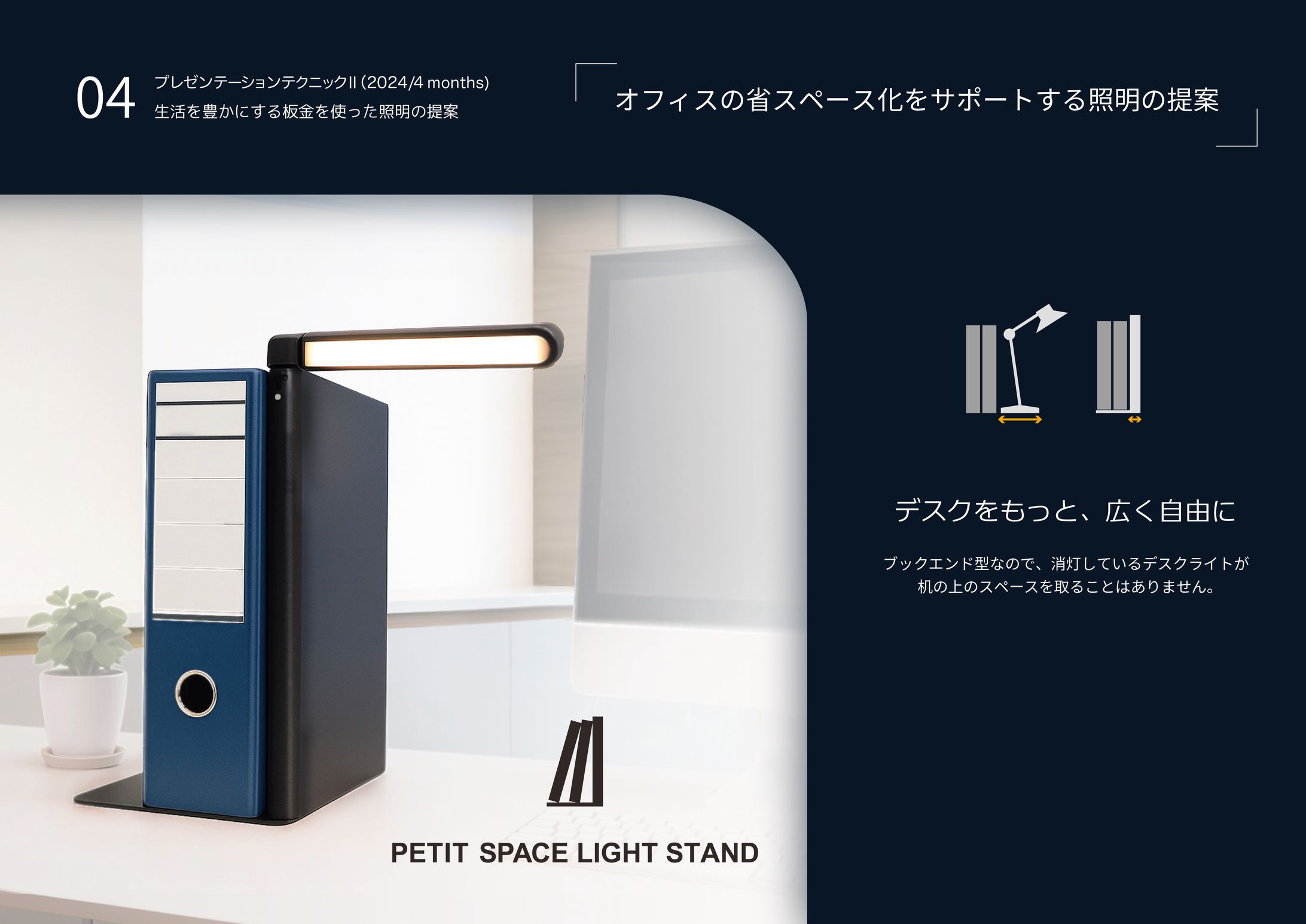 デスクライト【「PETIT SPACE DESK LIGHT】-1