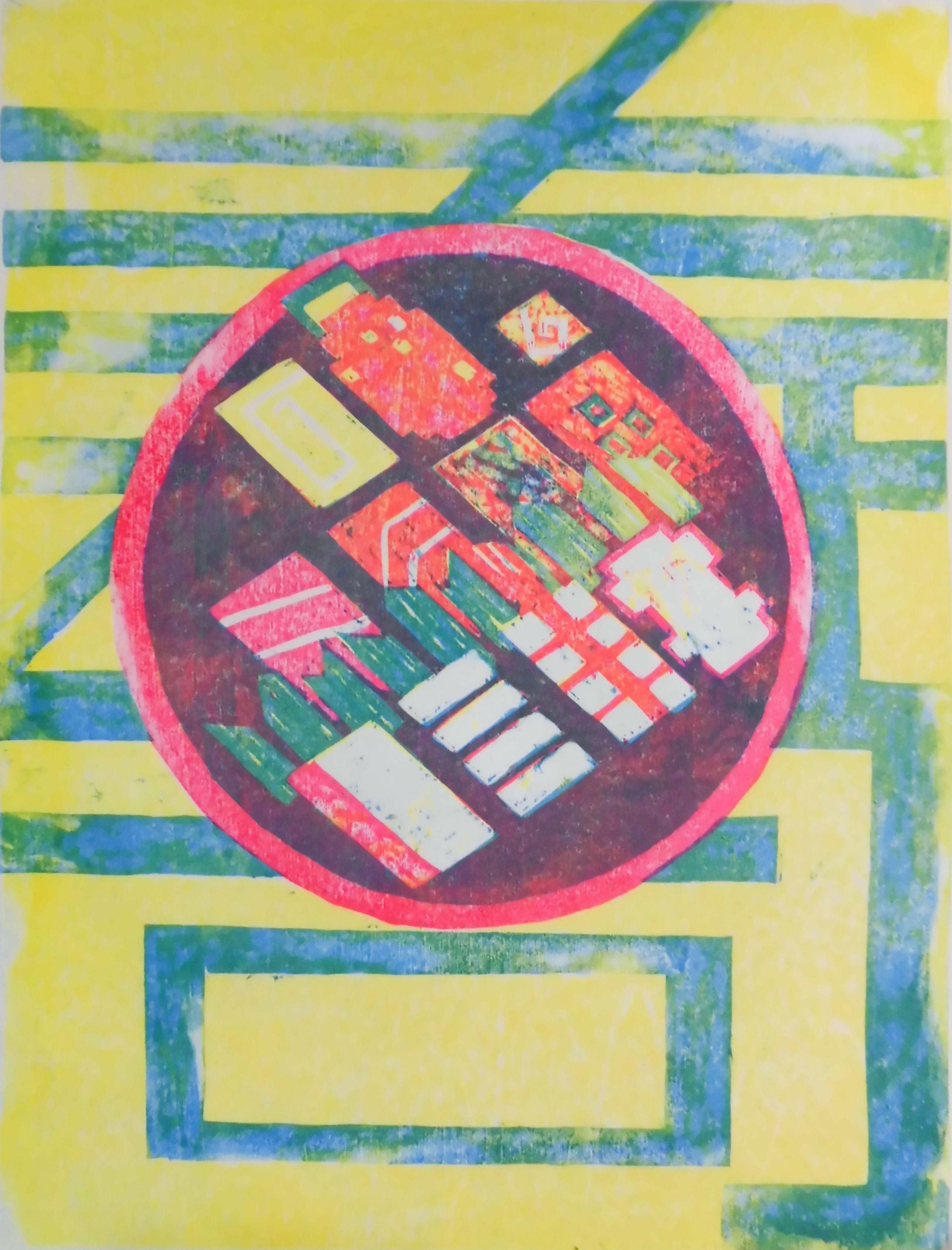 版画『寿司』-1