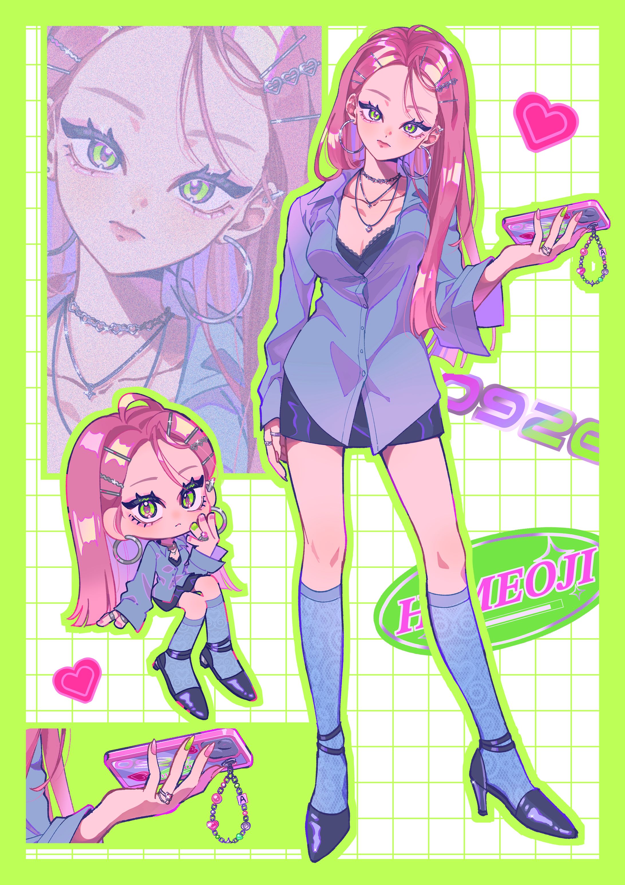 【Commission】キャラデザ＆ミニキャラ-1