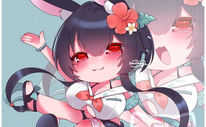 illustrator、配信部屋