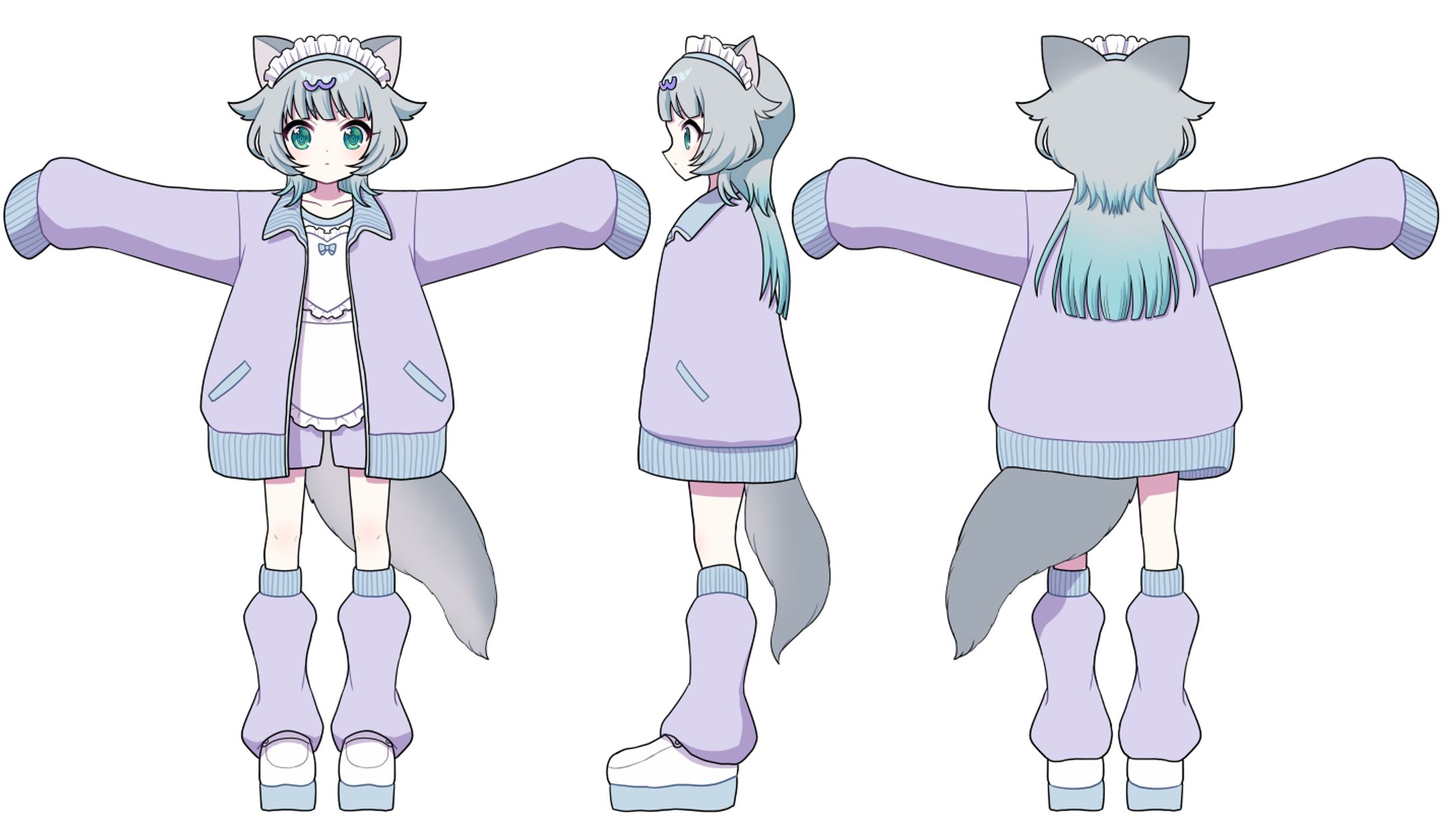 3Dモデル用四面図-1