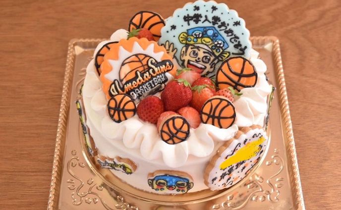 中学校入学お祝いケーキ