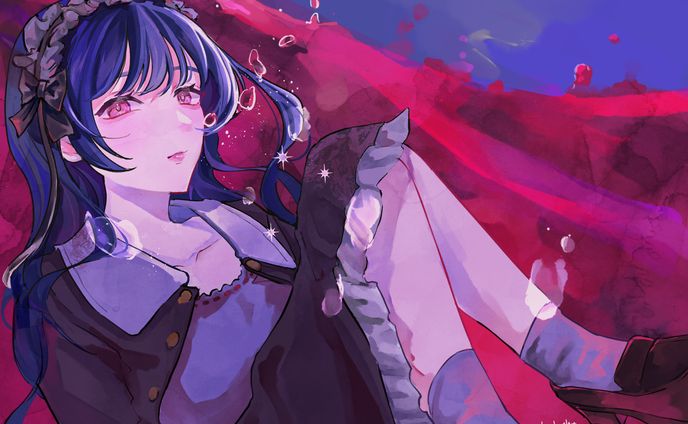 【オリジナル】女の子のイラスト