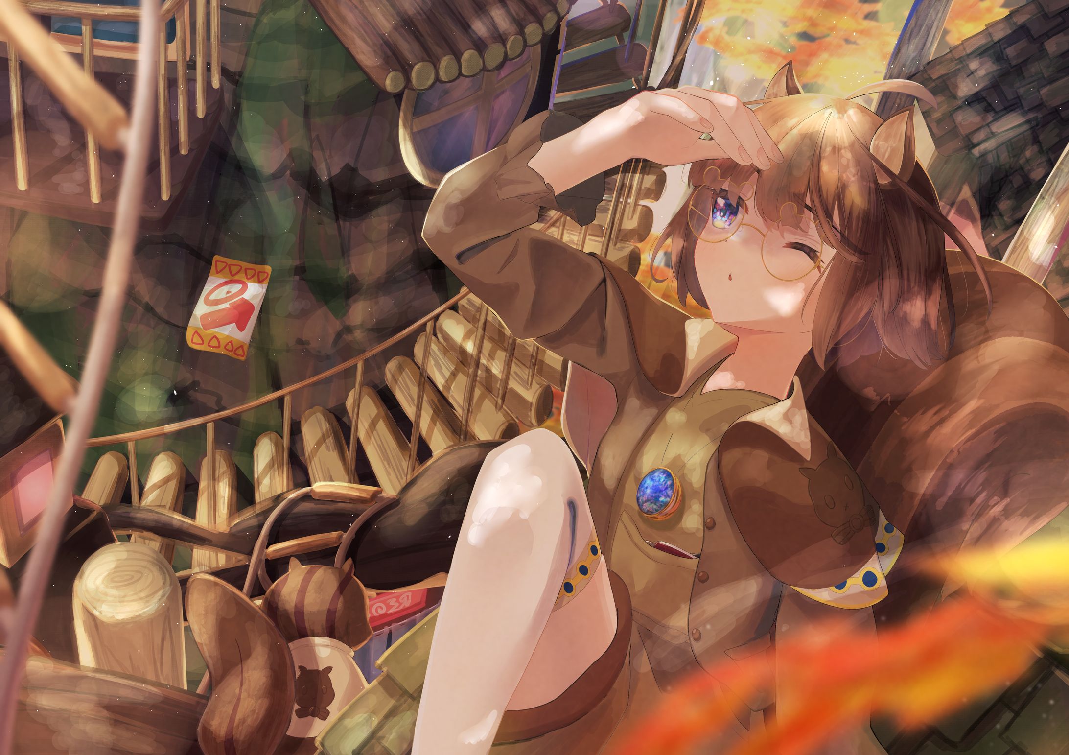 リスとツリーハウス-1