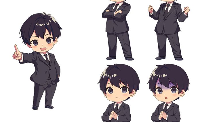 ミニキャラスーツ男子