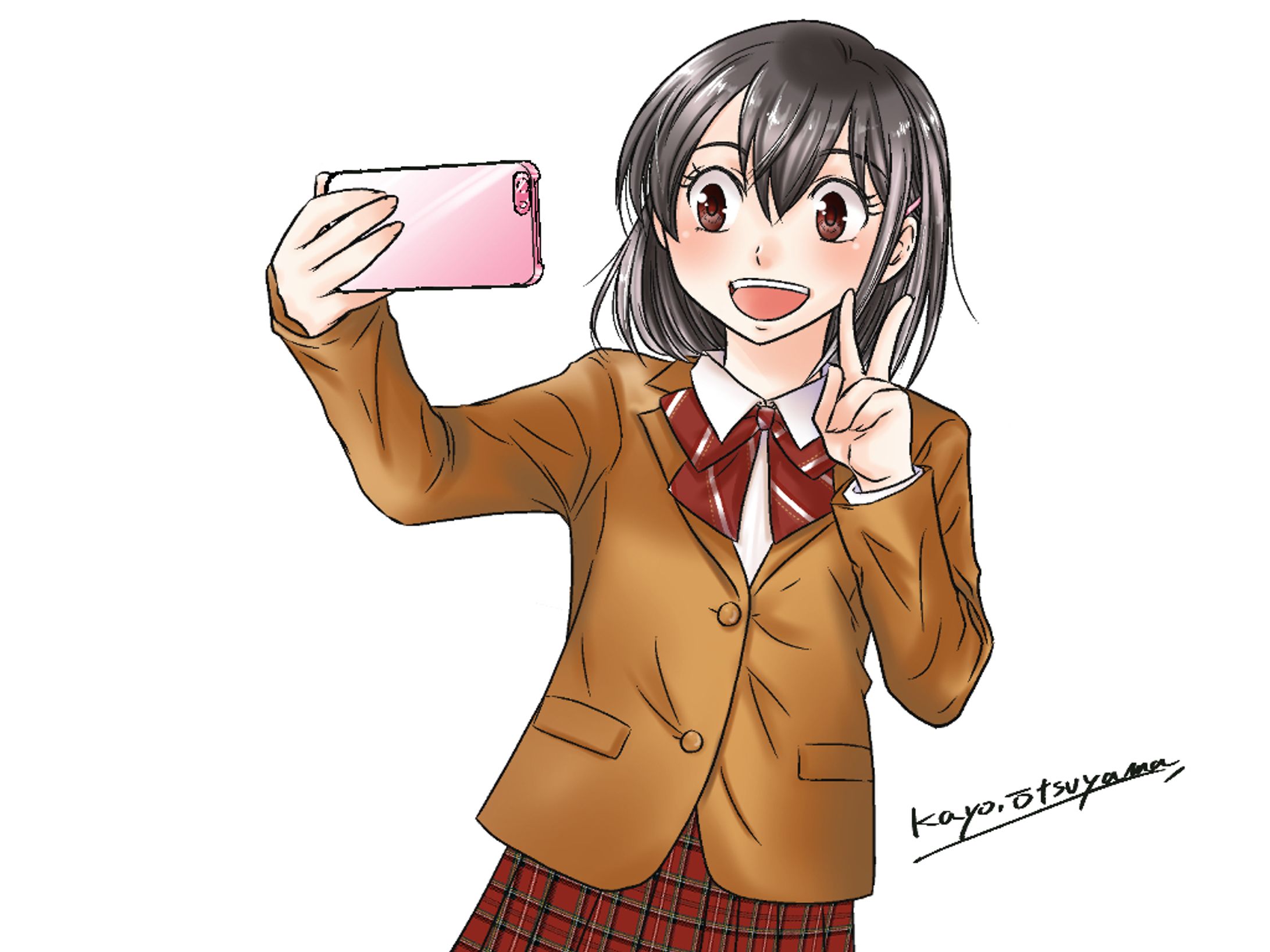 自撮り女学生-1