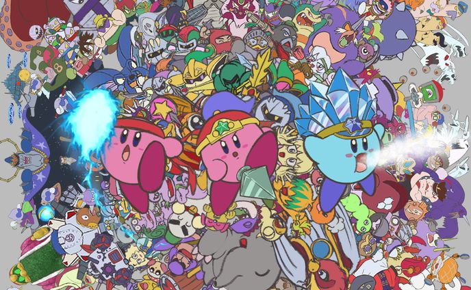 星のカービィ【イラストオーダー】 星のカービィ Kirby 28th anniversary！！ - るる。のイラスト