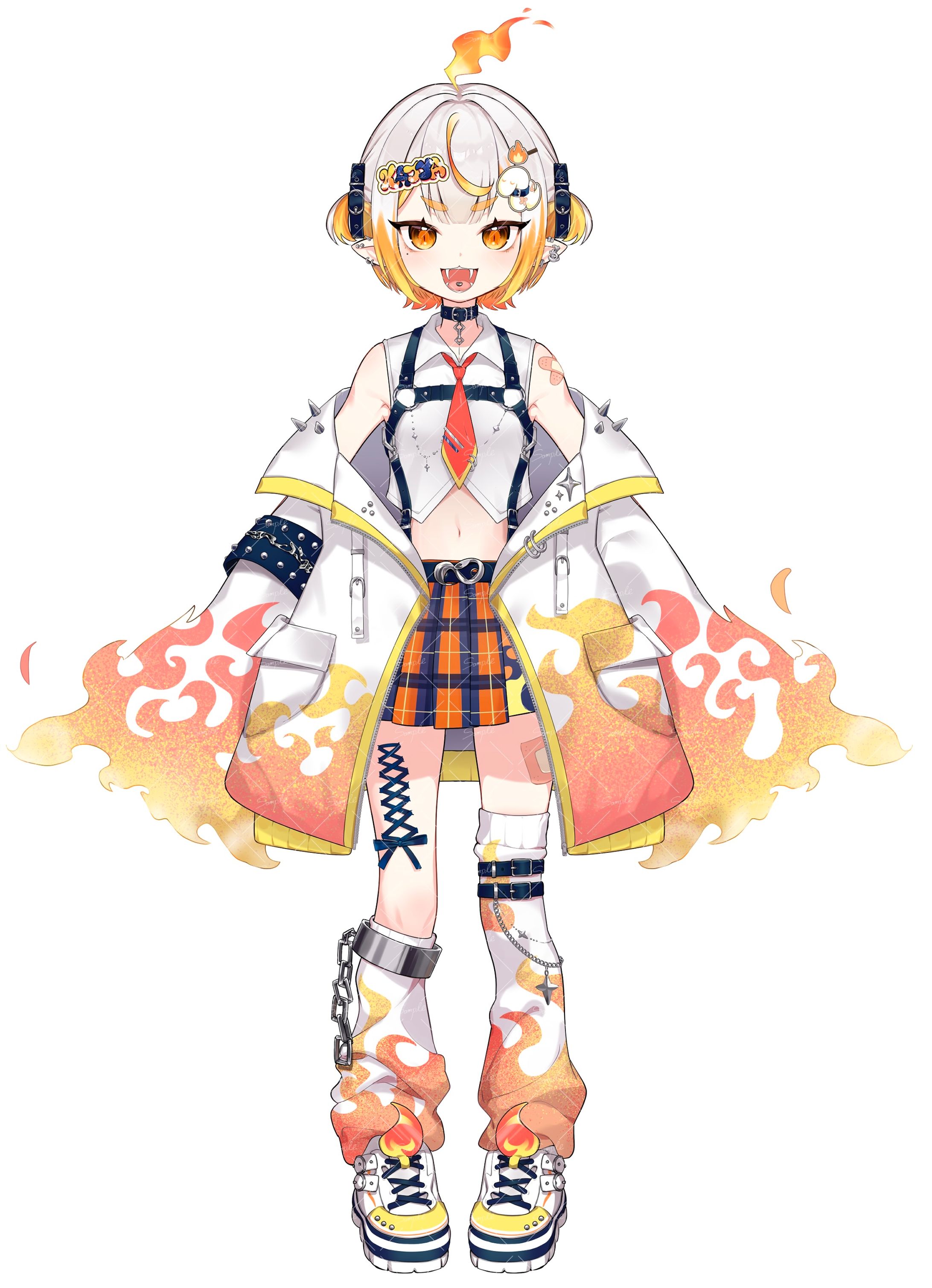 VTuber様Live2D用パーツ分け立ち絵-1