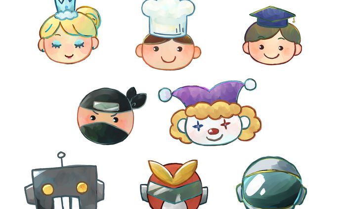 スマホアプリ用イラスト　株式会社Pixel様
