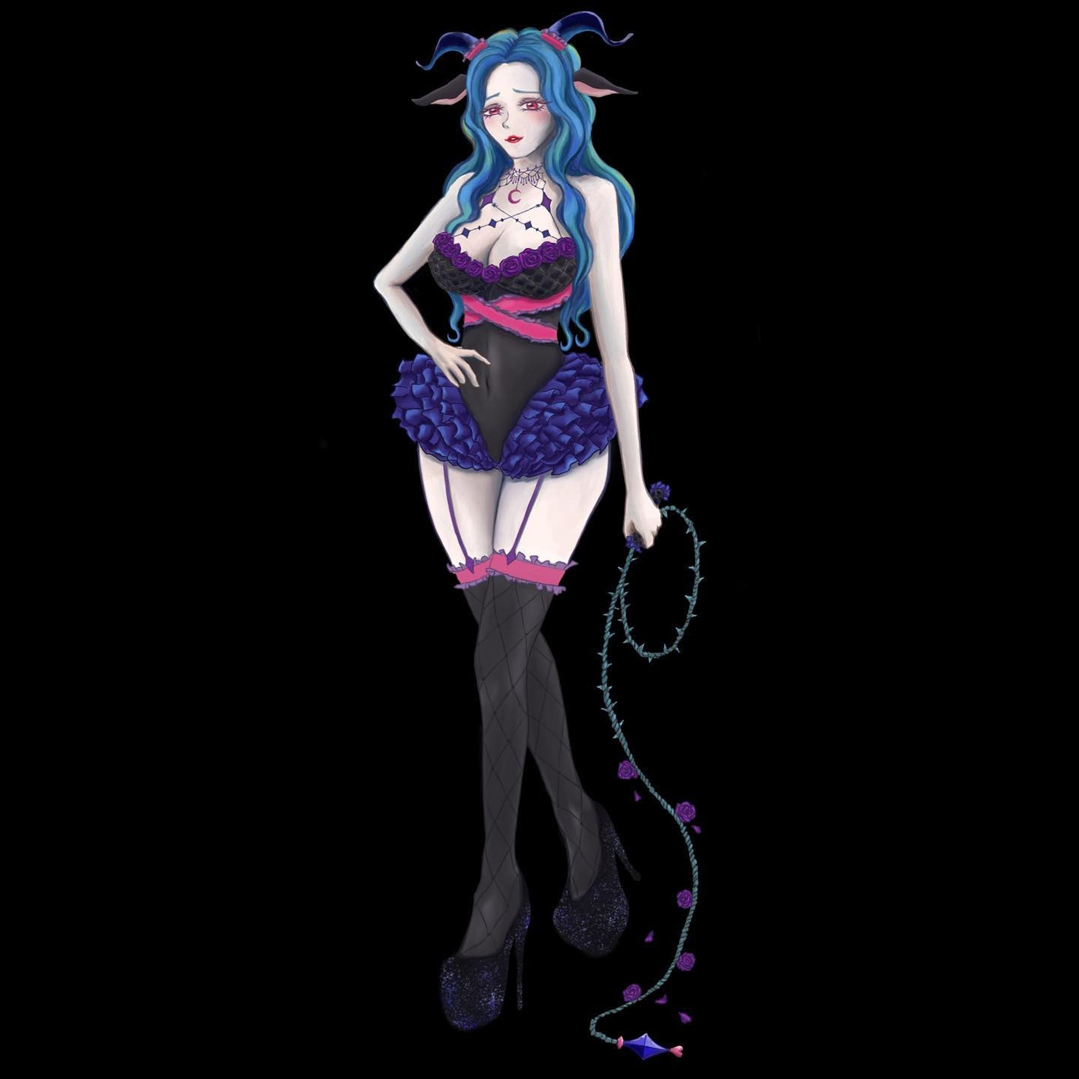 Capricorne ⋆꙳♑️
𓂃𓂃𓂃𓂃𓂃𓂃𓂃𓂃𓂃𓂃

꙳☄︎ sorcière ✯‬︎︎ ♀

サーカスで猛獣使いをしている女性。その美貌で観客を魅了し、ショーより彼女のファンの方が多い。年齢を聞くと鞭で痛め付けられる。鞭の先端は棘がついていなく優しい面もある...。

#art #illustration #artwork  #插图 #일러스트#drawing #fantasyillustration #circus #constellation #イラスト #イラスト好きな人と繋がりたい  #イラストグラム #絵描きさんと繋がりたい #絵 #創作 #厚塗り #星座 #12星座 #アンティーク #antique #procreate #山羊座 #やぎ座 #猛獣使い#鞭 #キャラクターデザイン #clown-1