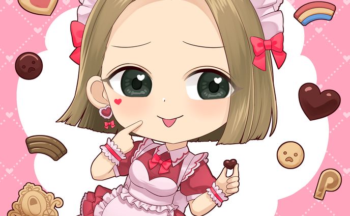 バレンタインプレゼントイラスト