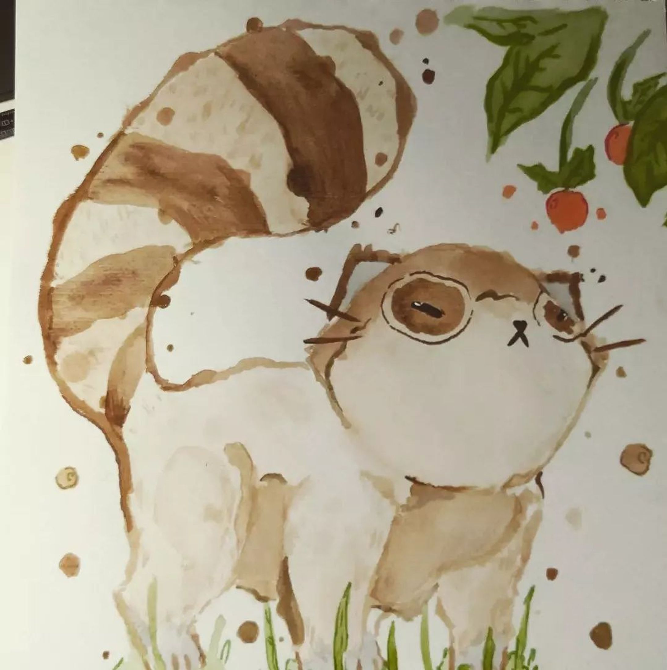 Es la primera vez que pinto con acuarelas y quería ver que tal salía 🦝
•
•
🎨materiales: 
Acuarelas Winsor & Newton
•
•
•
[Tags]
#sketch #sketchbook #sketching #sketches #sketchaday#draw #drawings#arte #arts #art🎨. #art #artwork #artist#tejón-1