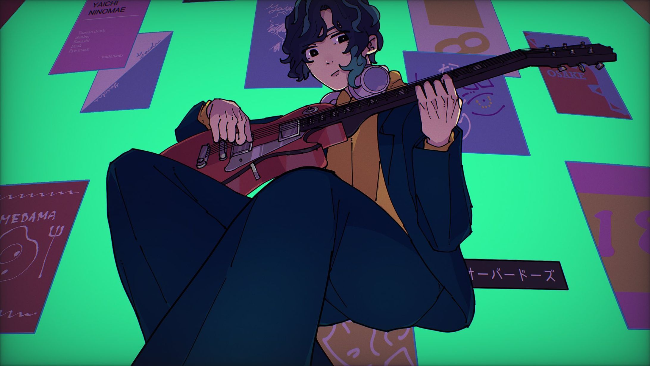 Overdose 歌ってみたイラスト-1