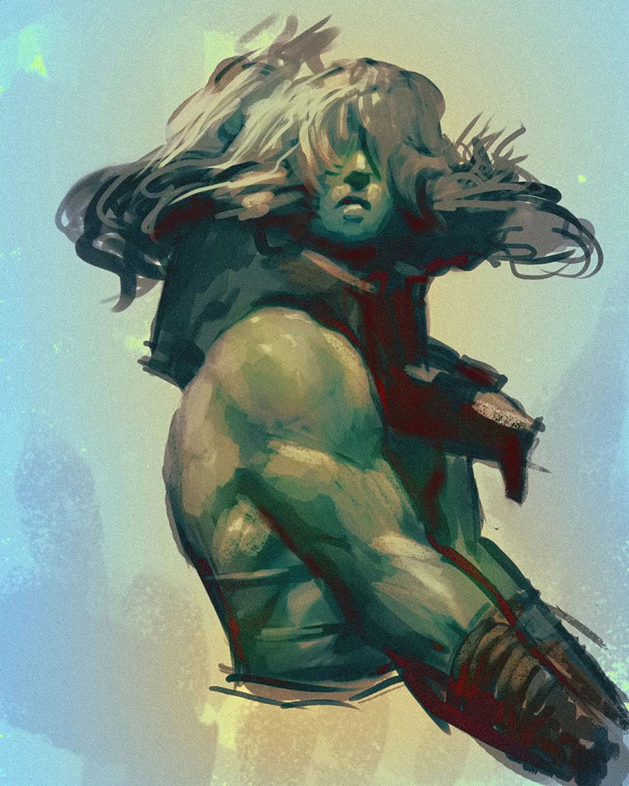 I kept drawing and painting like my fingers were smashed. I decided to do a @petemohrbacher (swipe to see original) study from Angelarium. It always gets me out of my head and way. And I learn a lot every time.
.
#petermohrbacher #angelarium #digitalart #digitalartist #digitalpainting #digitalportrait #illustratorsoninstagram #illustrationwork #digitalart #epicfantasy #epicart #fantasyartwork #fantasyartistreference #fantasyart-1