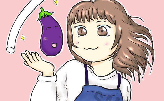 【ご依頼実績】野菜は友達（SNSアイコン）