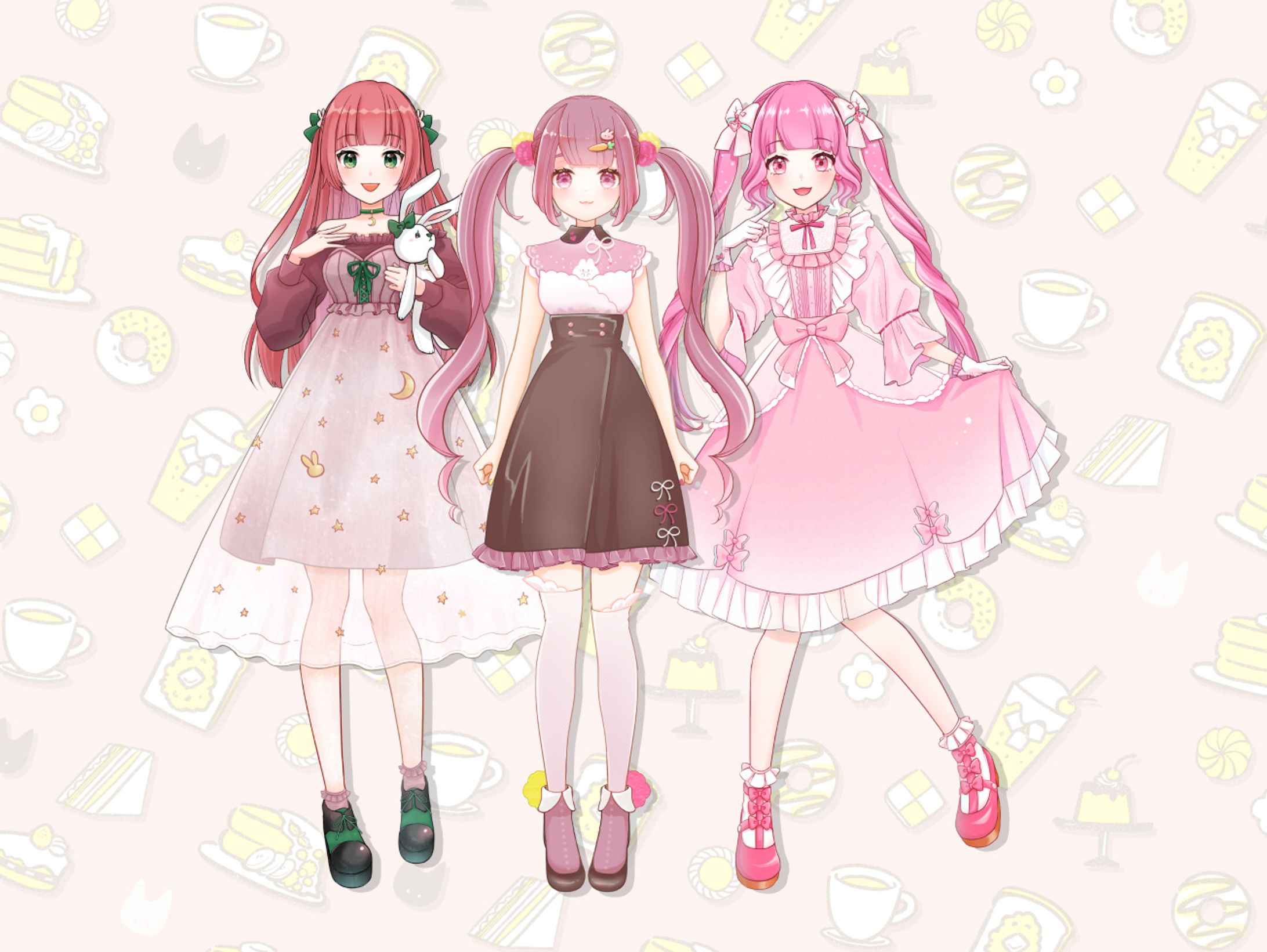 【work】IRIAM配信用イラスト-1