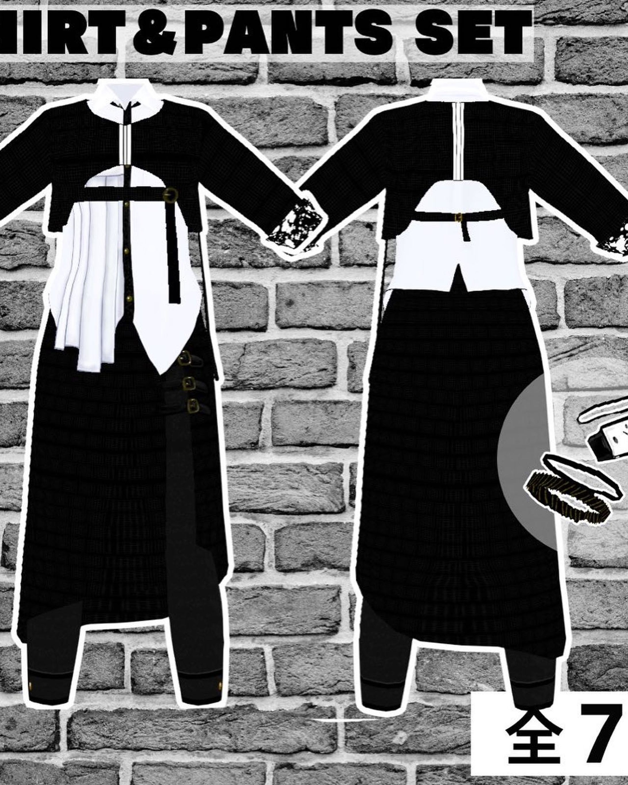 モノクロ衣装販売ちゆ-1