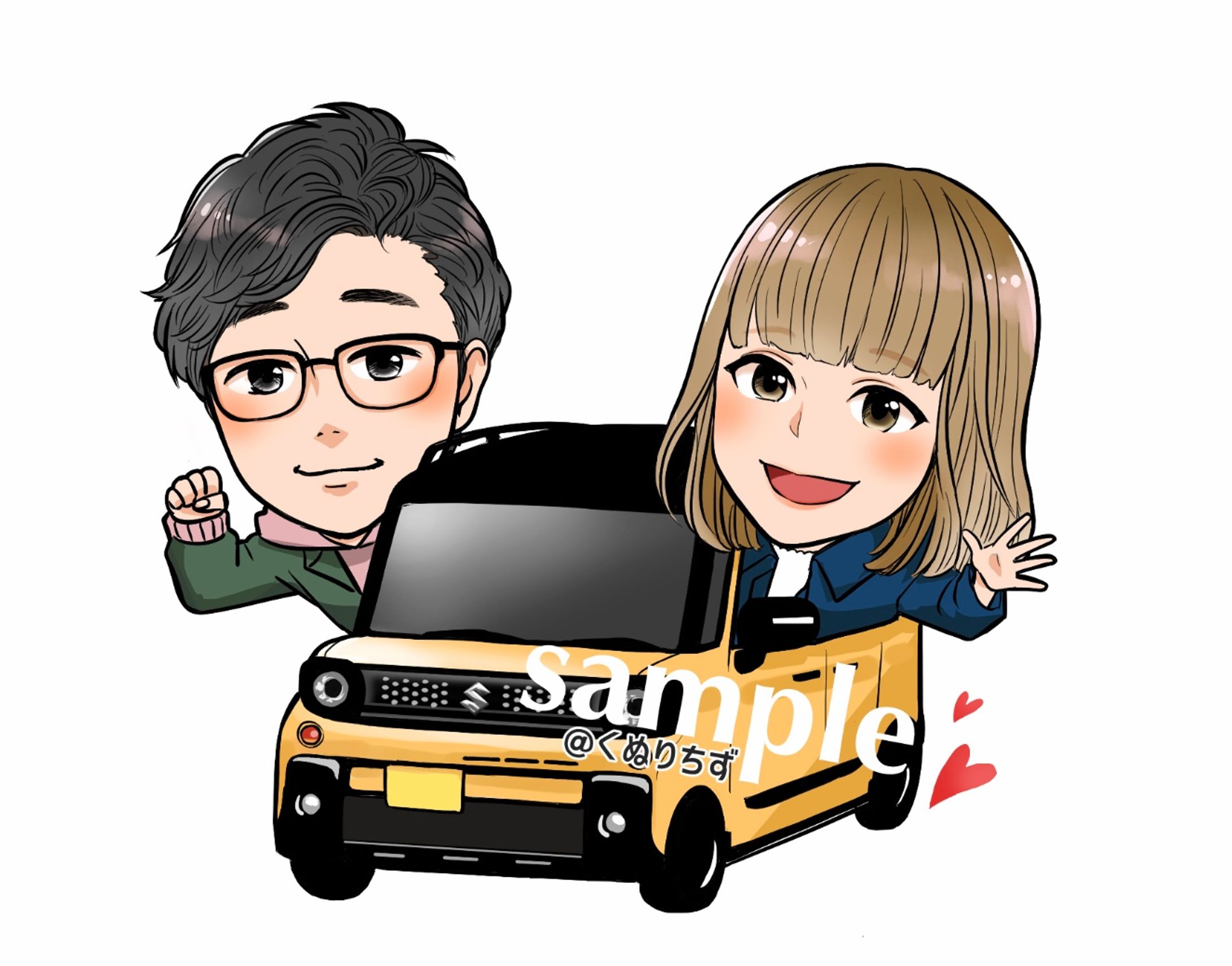 似顔絵【デフォルメ化】-1