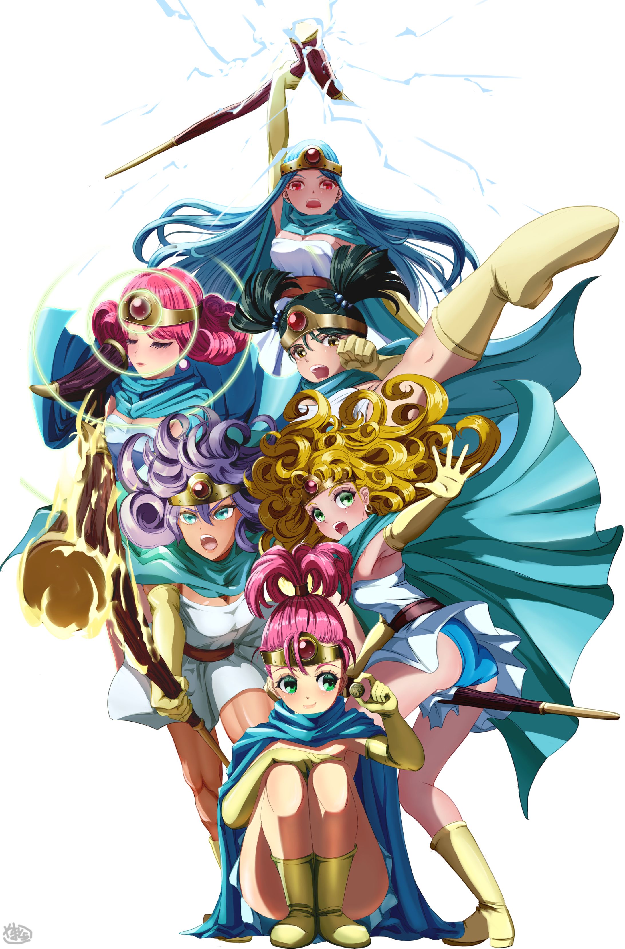 女賢者全員集合-1