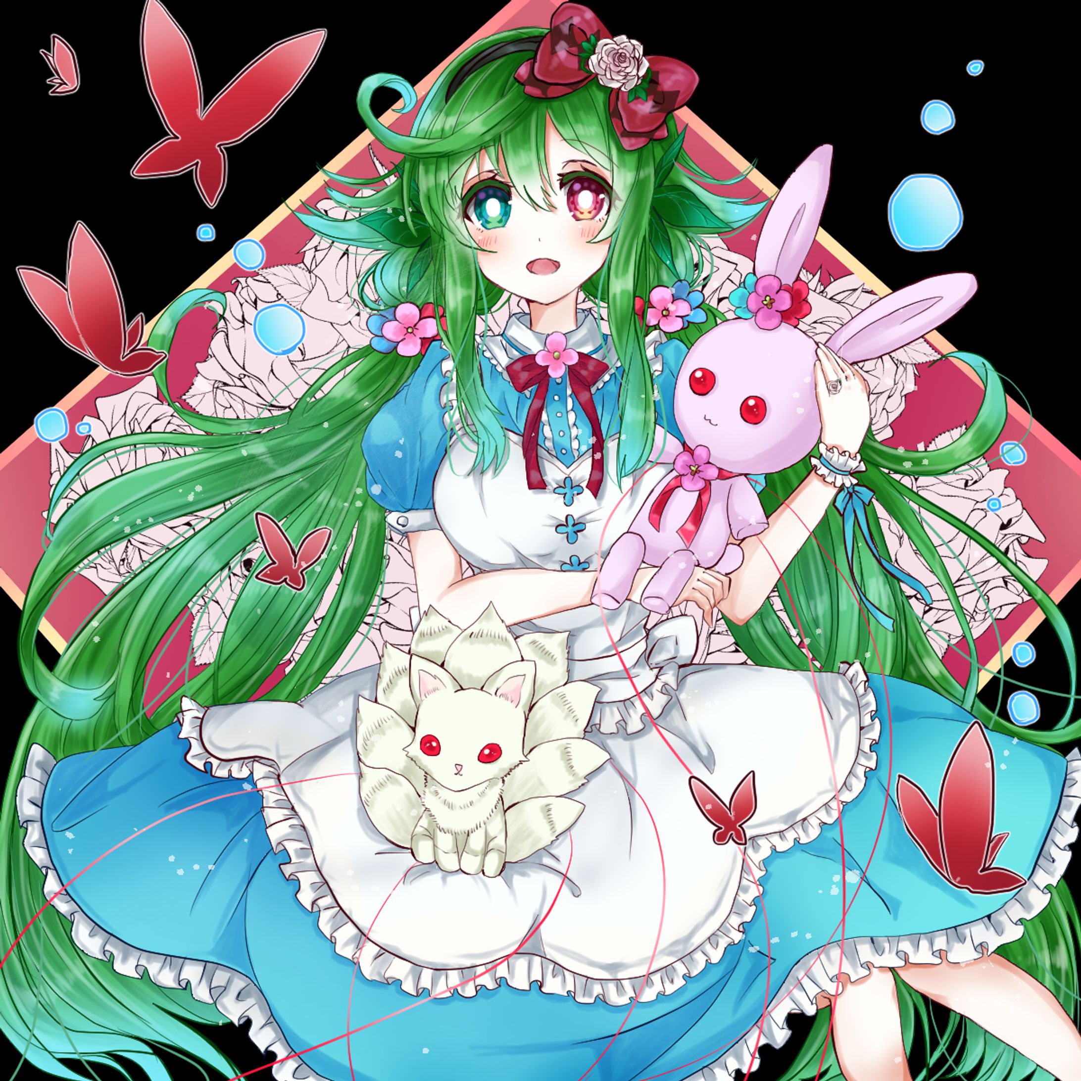 エプロンドレスでアリス気分-1