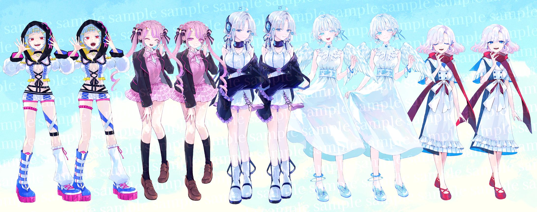 ご依頼絵＊歌ってみた動画用立ち絵-1