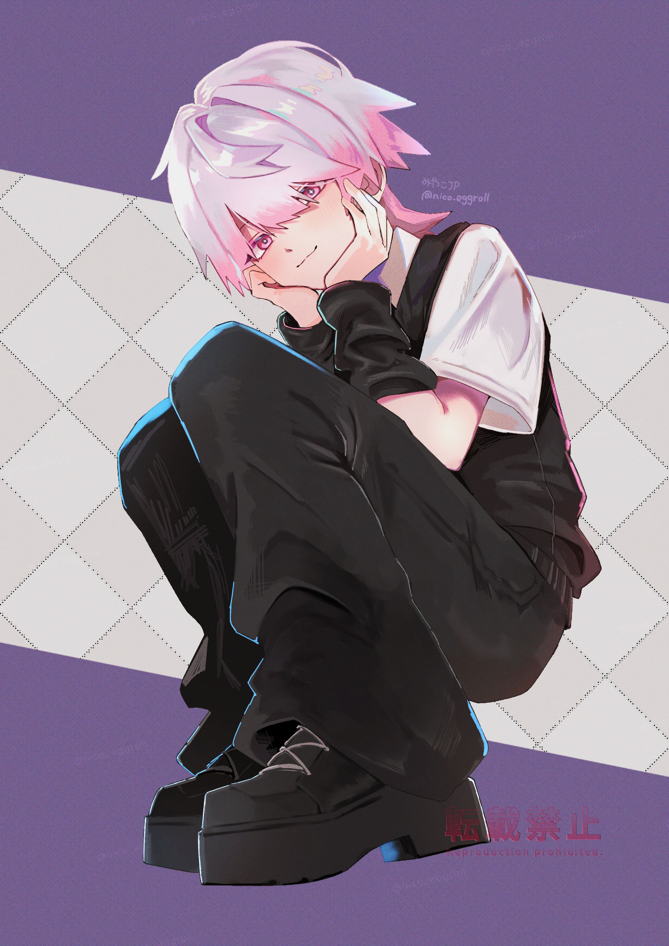 【創作】紫迅くん-1