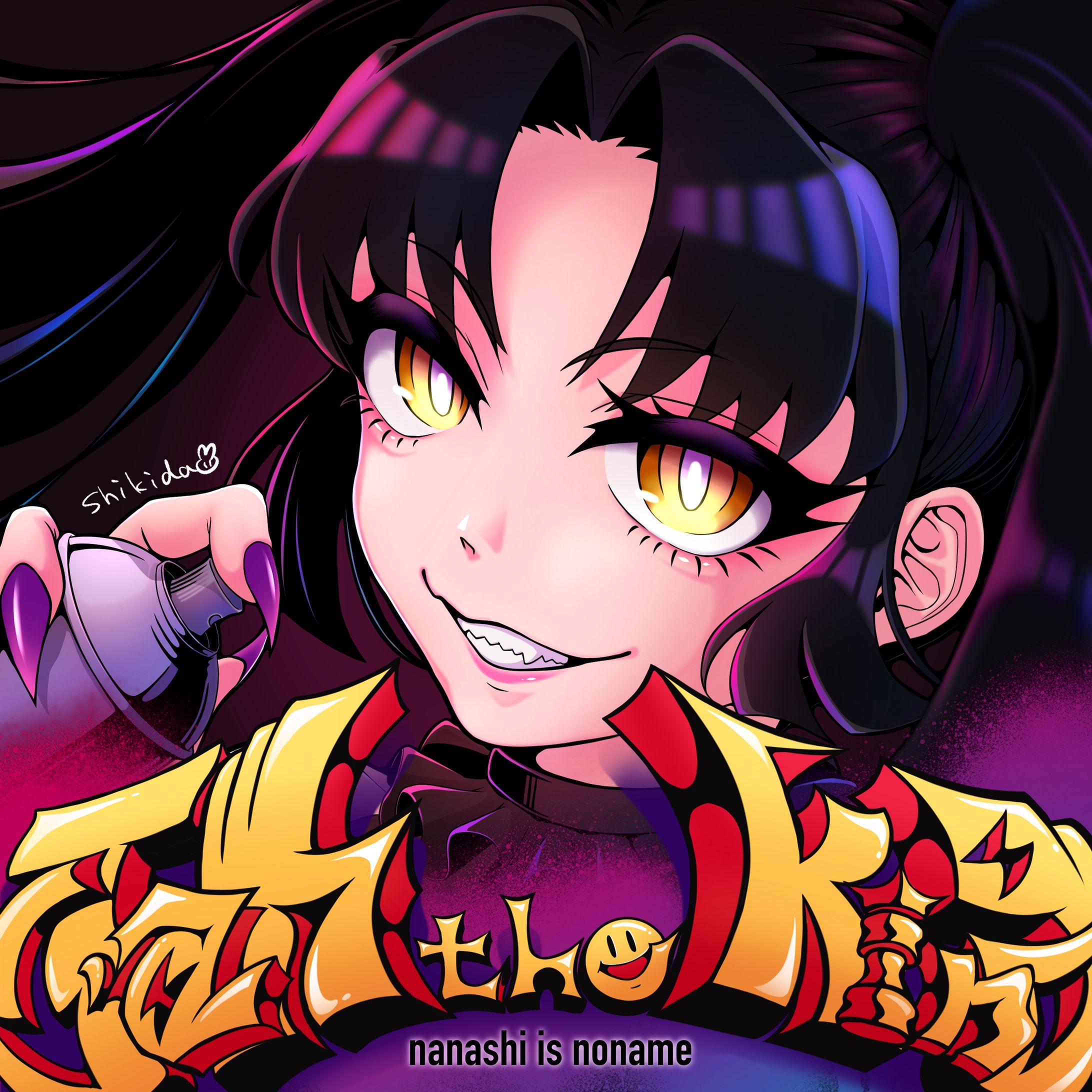 同人音楽レーベルのジャケットイラスト作成-1