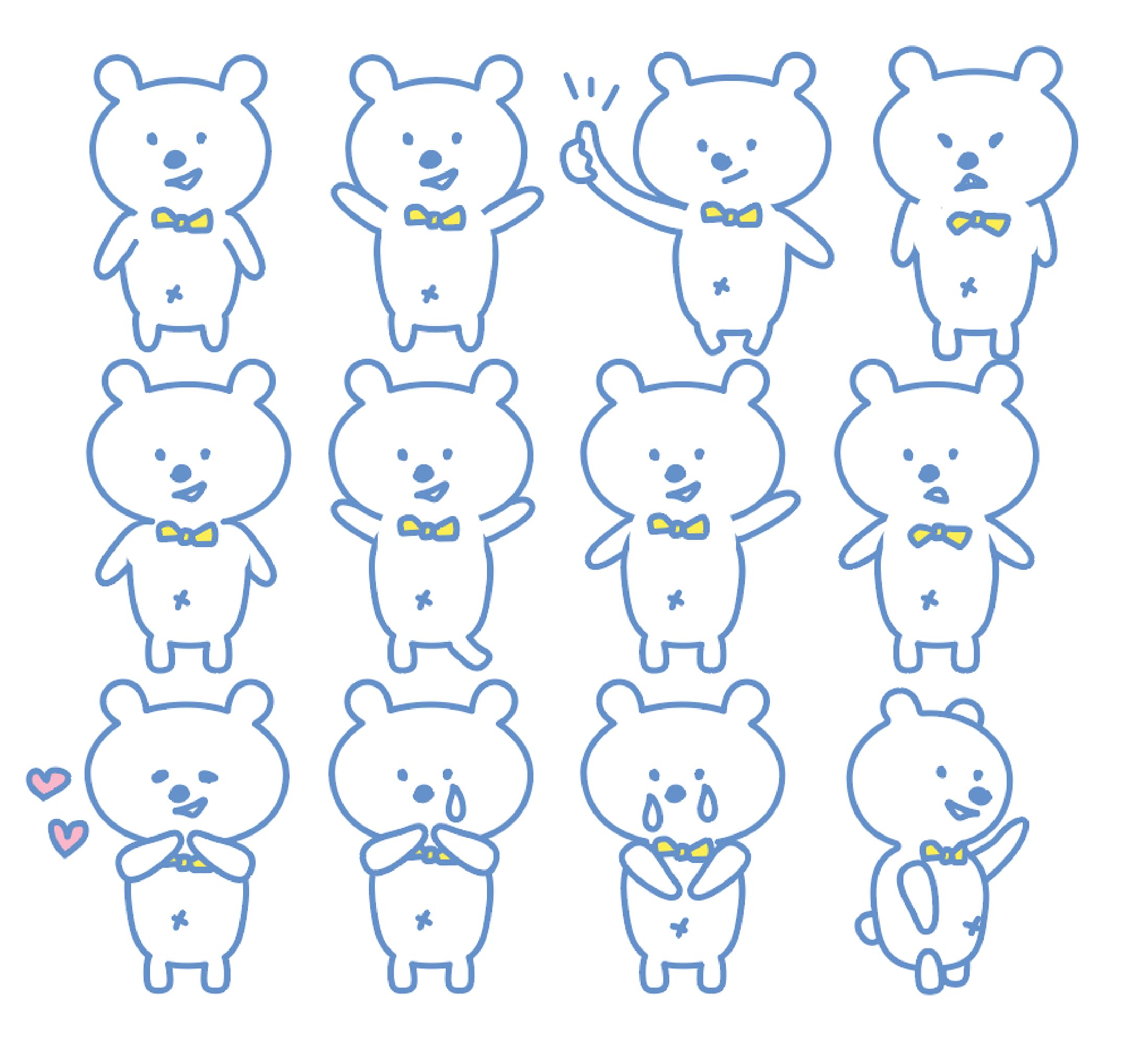 キャラデザイン（くま）-1