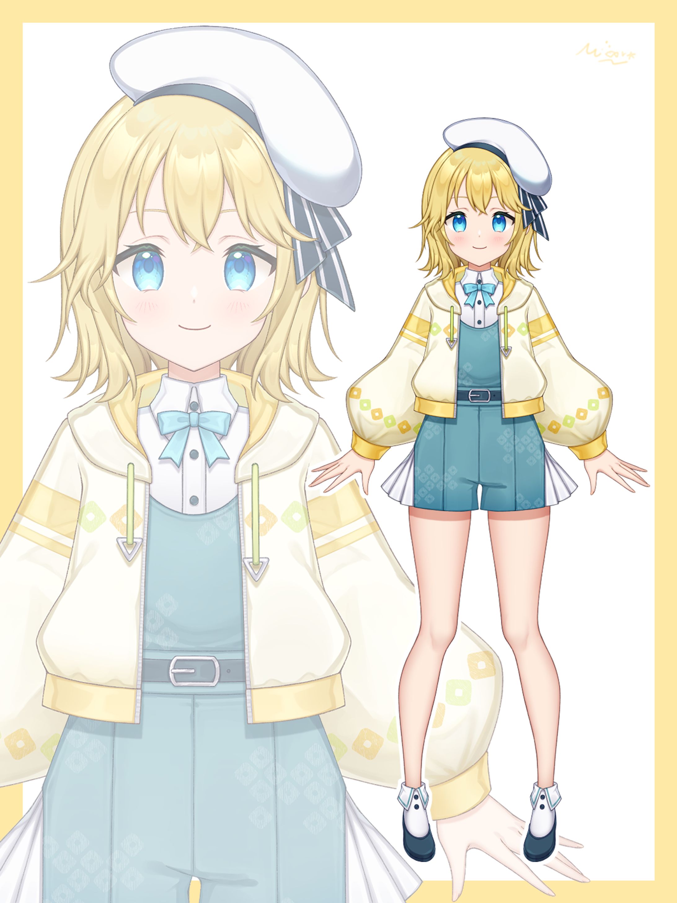 カクメイゼンヤ！ 日向子なち様 Live2D用立ち絵-1