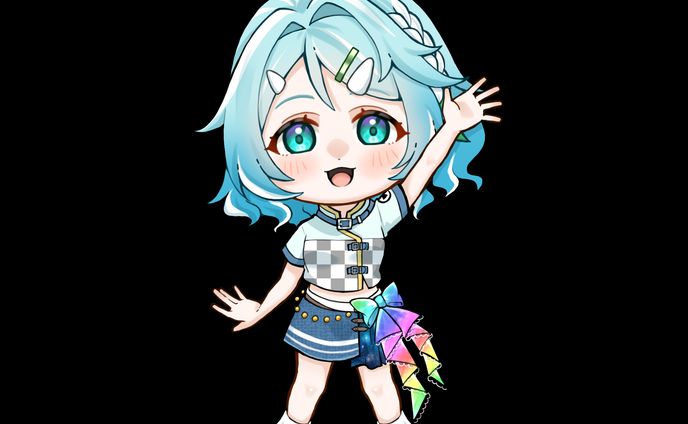 つなぎ まもりちゃん　ミニキャラ