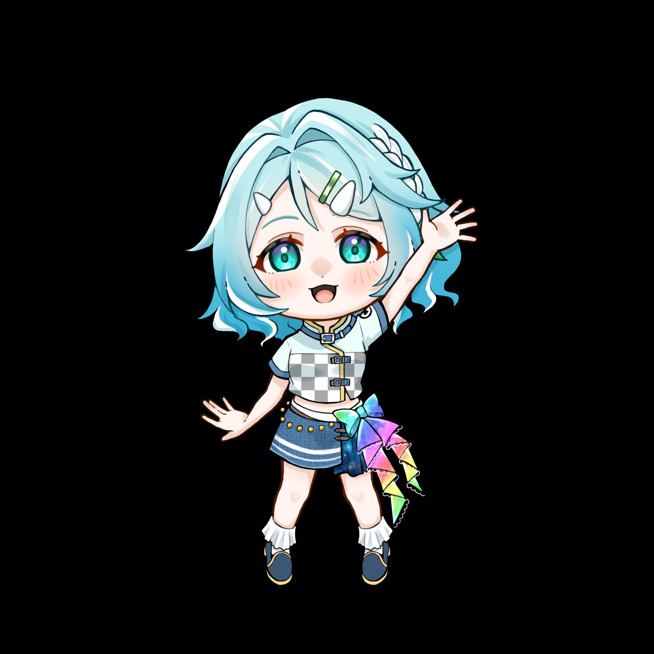 つなぎ まもりちゃん　ミニキャラ-1