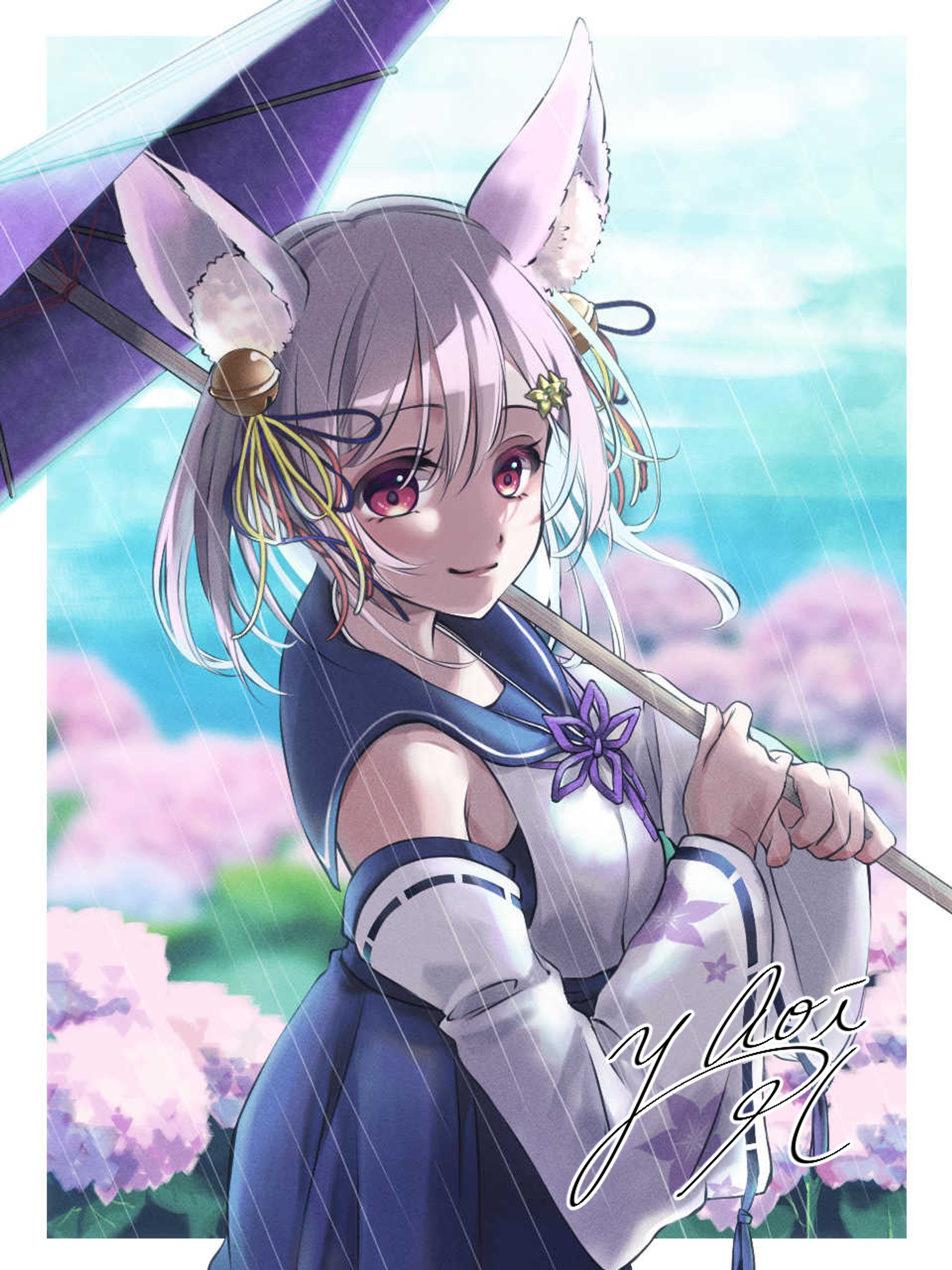 バストアップイラスト（背景あり）-1