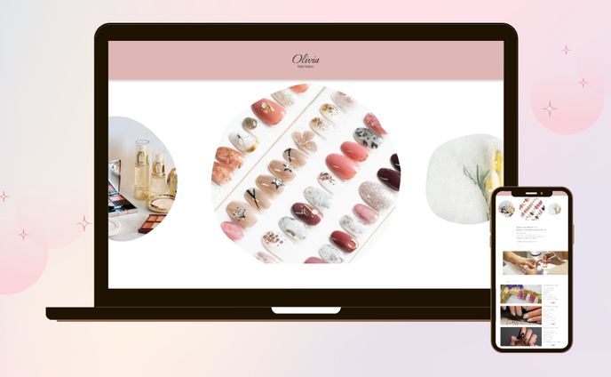 Olivia｜Nail Salon様【デモ用】