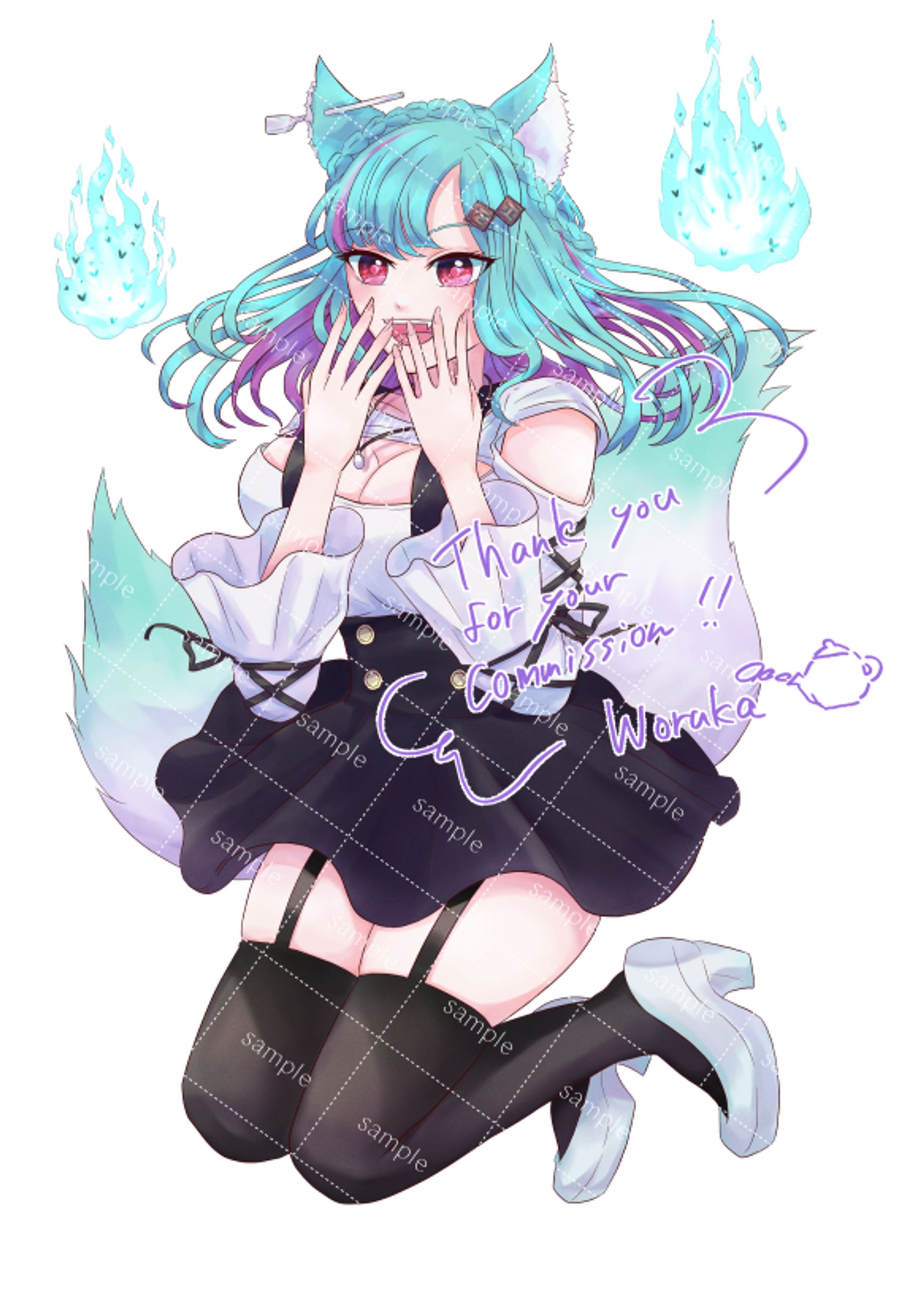 【ご依頼品】歌ってみたイラスト-1